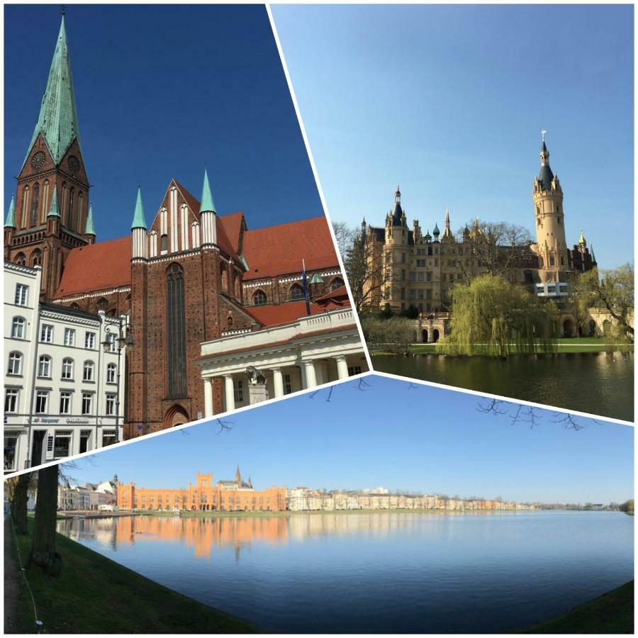 Ferienwohnung Am Schweriner See Raben Steinfeld المظهر الخارجي الصورة